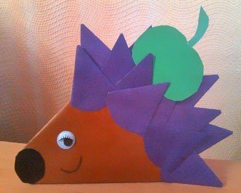 Ёжик из бумаги Ёжик из бумаги