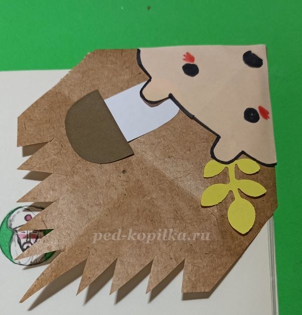 Закладка для книги "Ёжик": часть 2 Закладка для книги "Ёжик": часть 2