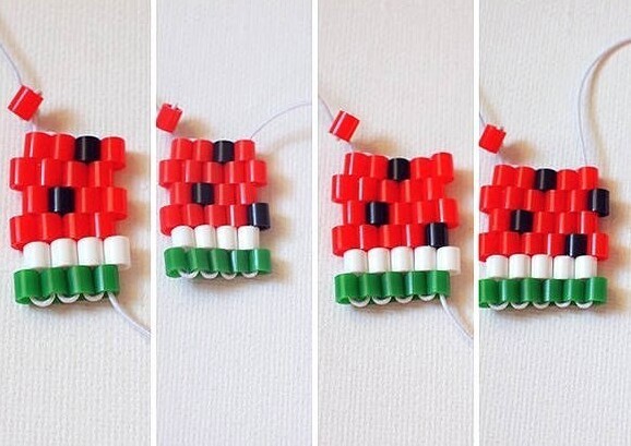 Арбузный браслет для девочки Арбузный браслет для девочки