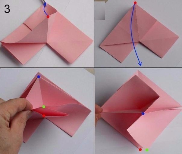 Делаем с детьми цветы в технике оригами