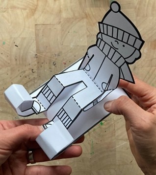 Дети на санках Дети на санках