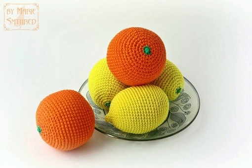 Апельсин и лимон крючком