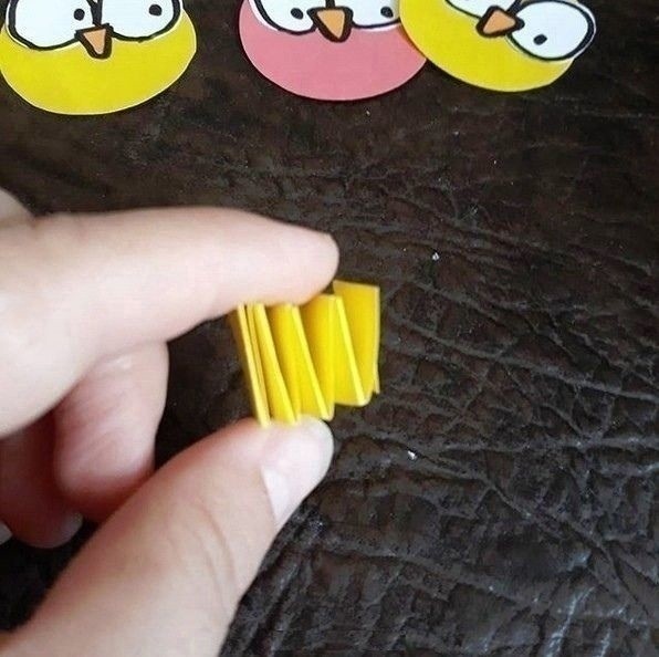 Объёмная аппликация "Птички на проводах"