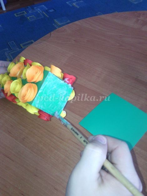 Подставка для карандашей детскими руками: часть 2 Подставка для карандашей детскими руками: часть 2