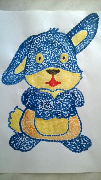 Пуантилизм для детей