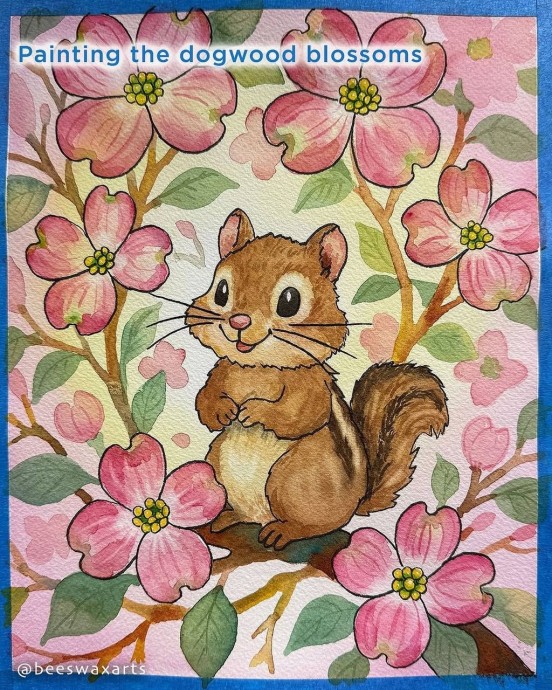 ​Рисуем бурундучка