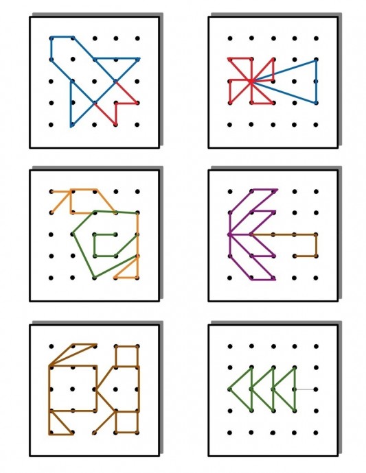 ​Геоборд: схемы для творчества с детьми