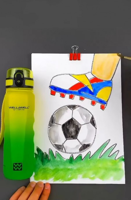 Рисуем футбол