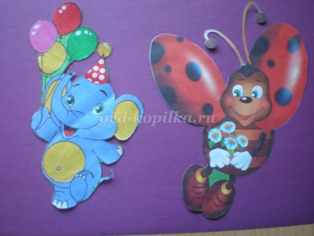 Весенняя аппликация: часть 1