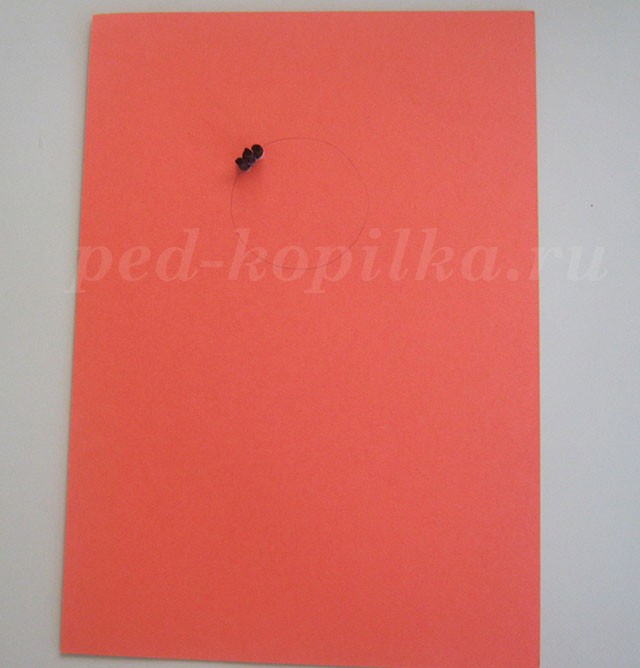 Торцевание подсолнуха