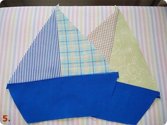 Кораблики из ткани Кораблики из ткани