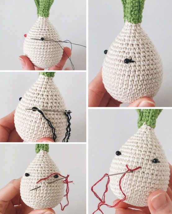 Крокусы из пряжи Крокусы из пряжи