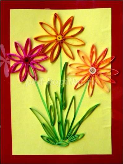 Квиллинговые фантазии с детьми: часть 2