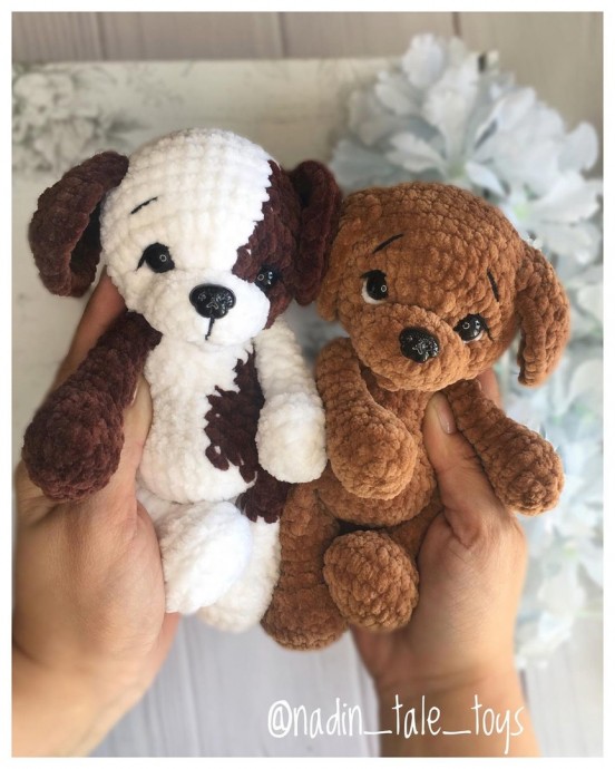 Плюшевый щеночек Плюшевый щеночек