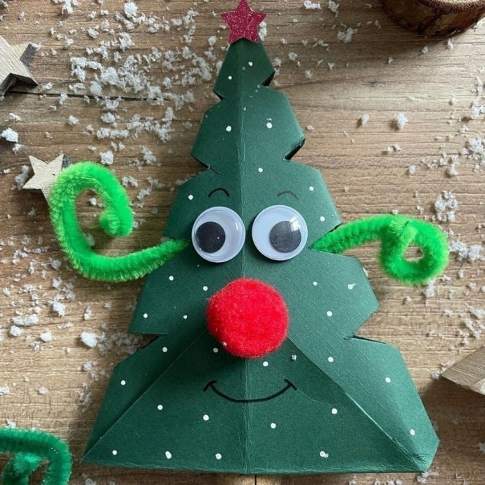 Ёлочки в технике оригами Ёлочки в технике оригами