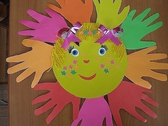 Аппликации из ладошек Аппликации из ладошек