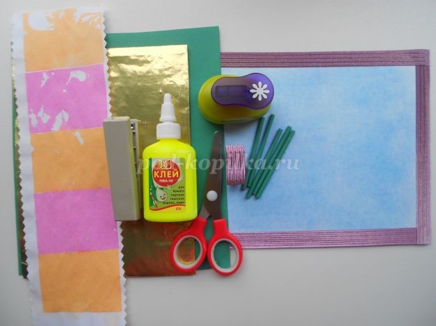 ​Цветочное панно из бумаги: часть 1