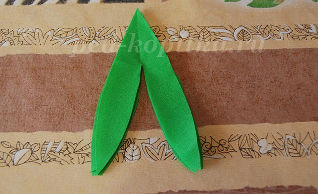 ​Цветы из крепированной бумаги: часть 3