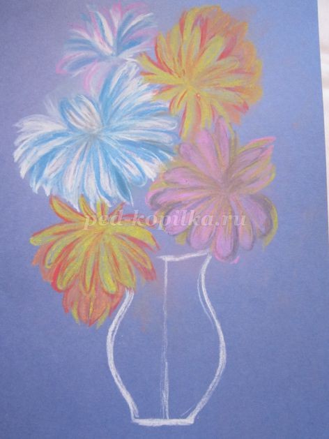 Как нарисовать астры в вазе: часть 2 Как нарисовать астры в вазе: часть 2