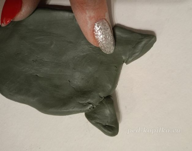 Кот из скульптурной глины детскими руками: часть 2 Кот из скульптурной глины детскими руками: часть 2