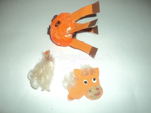 Лошадка из бумаги Лошадка из бумаги