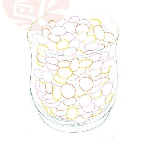 Урок рисования: ваза с конфетками