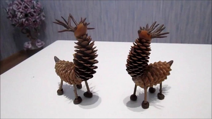 Поделки из шишек: идеи для детского творчества