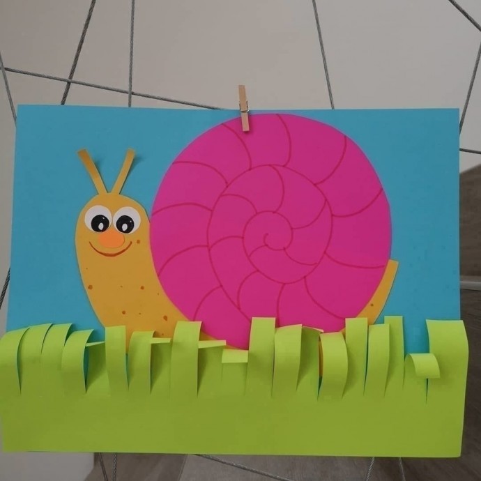 Улитка в травке