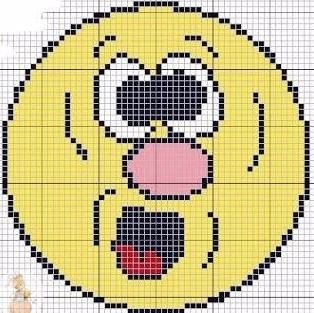 Вышитые смайлики Вышитые смайлики