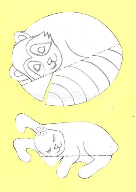 ​Животные из бумаги: часть 1