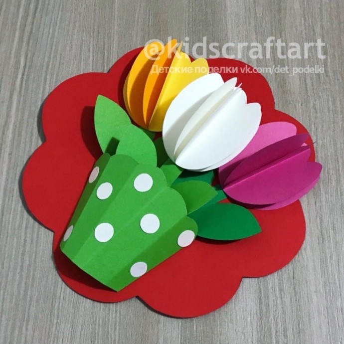 Корзинка с тюльпанами Корзинка с тюльпанами