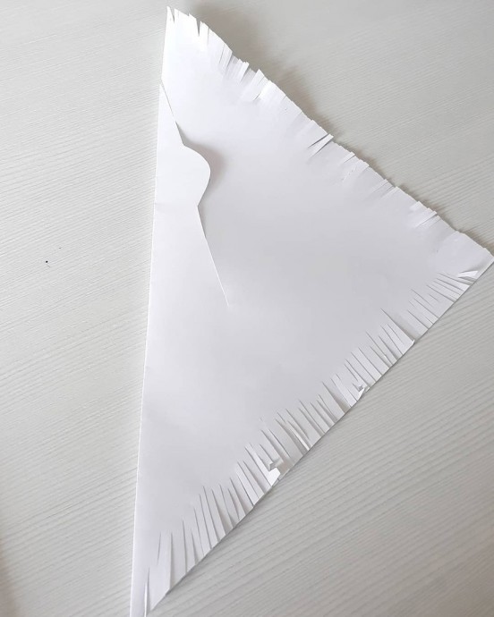 Бумажный журавушка