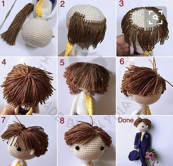 Волосы для кукол