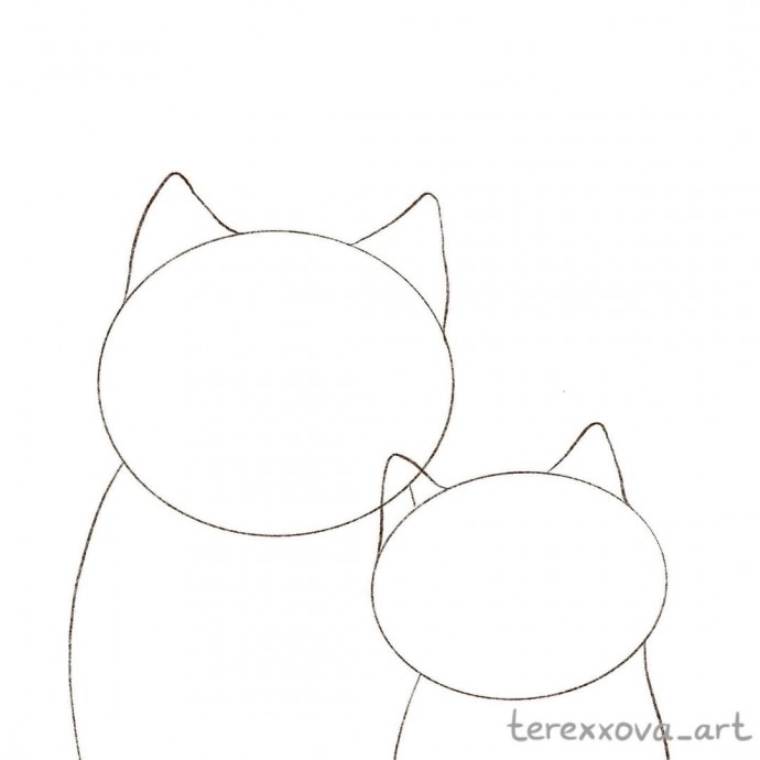 Кошка и котенок Кошка и котенок