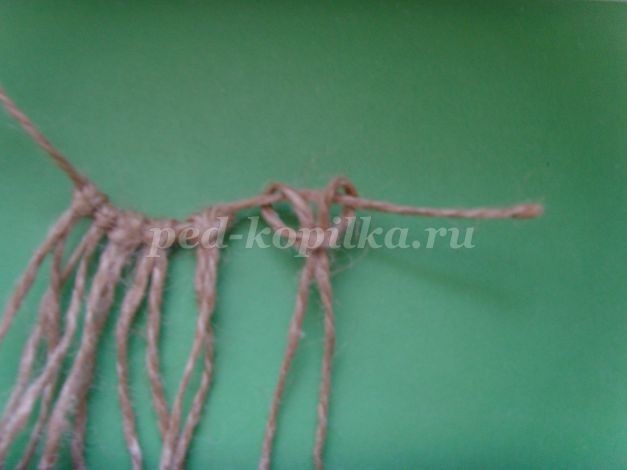 ​Лошадка из шпагата: часть 2