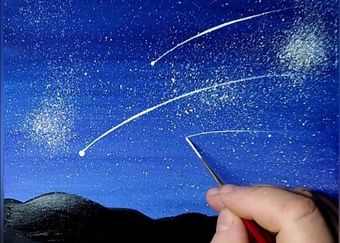 ​Рисование звездопада