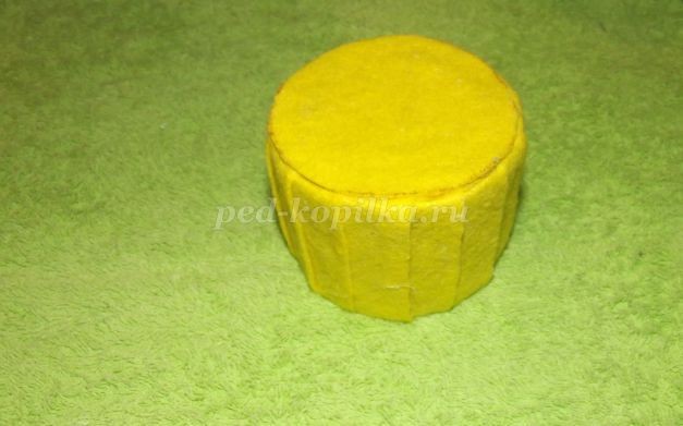 ​Шкатулка "Подсолнух" детскими руками: мастер-класс, часть 2