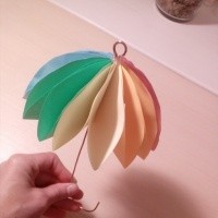 ​Зонтик с ручкой из проволоки