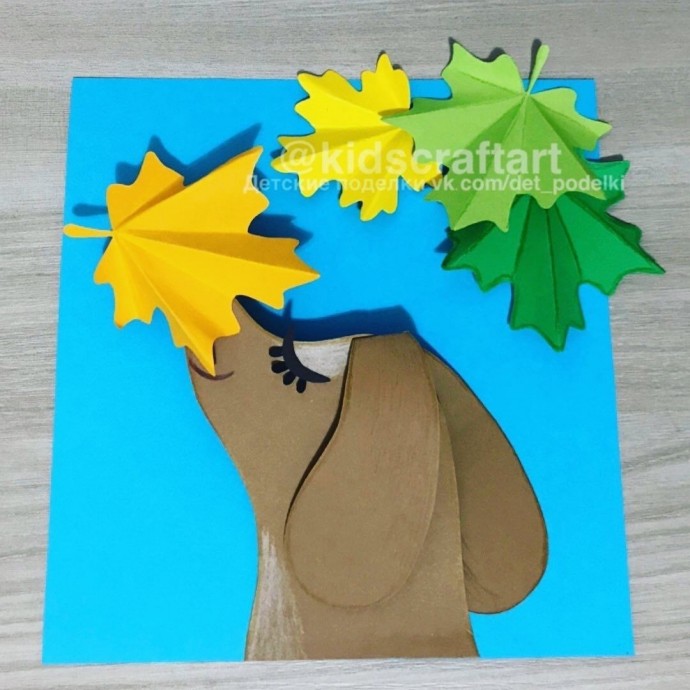 ​Листик на носу