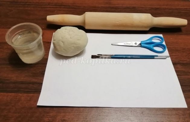 Сова из соленого теста детскими руками Сова из соленого теста детскими руками