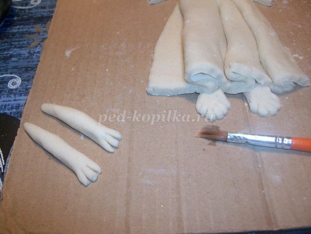 Нежный ангел из солёного теста детскими руками: мастер-класс, часть 2 Нежный ангел из солёного теста детскими руками: мастер-класс, часть 2