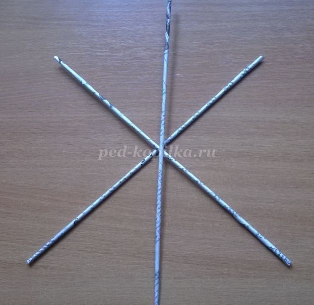 Грибочки в технике спирального плетения: часть 3