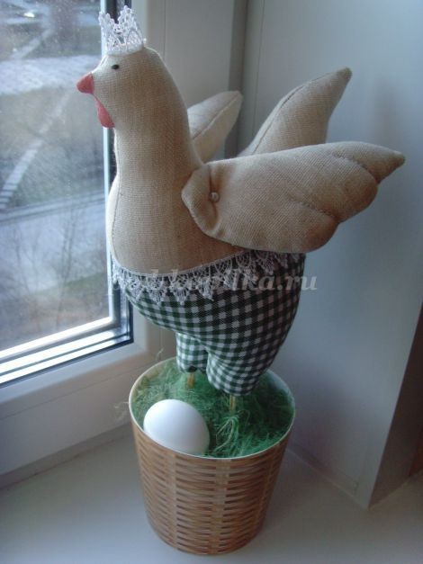 ​Курочка в стиле Тильда: часть 3