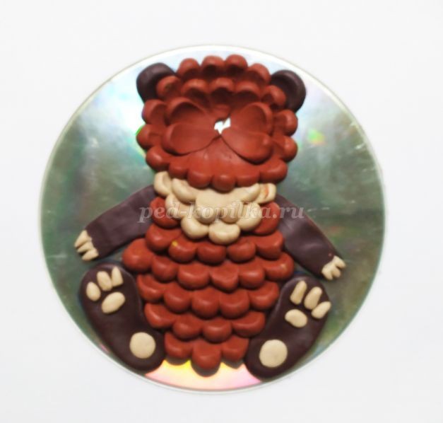 Пластилинография "Медвежонок": часть 3 Пластилинография "Медвежонок": часть 3