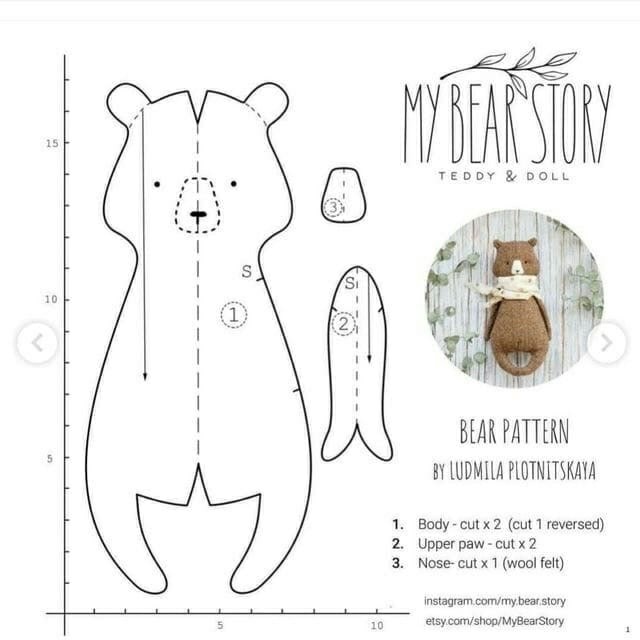 Выкройки игрушек примитивов