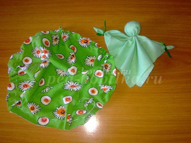 Кукла травница детскими руками