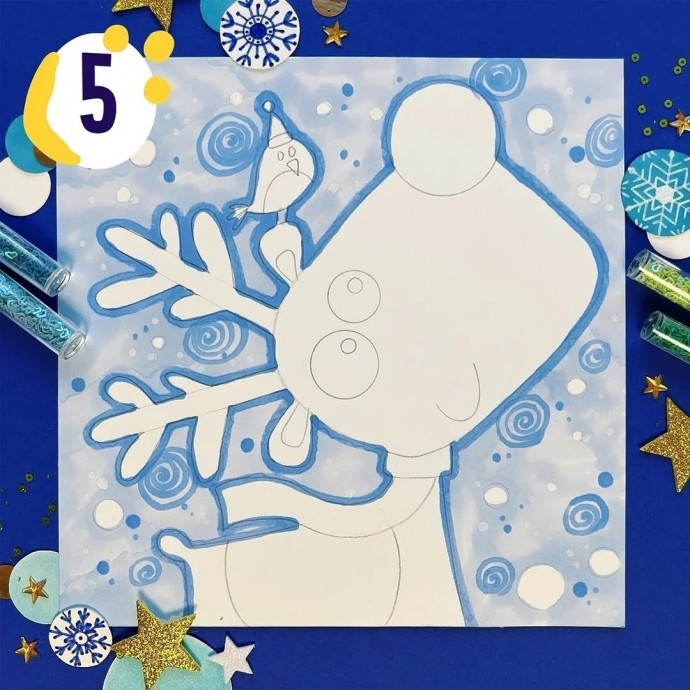 Как нарисовать оленёнка