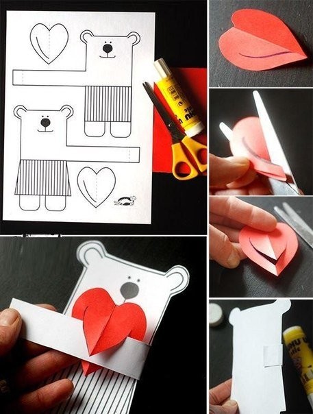 Мишка с сердцем в объятиях Мишка с сердцем в объятиях