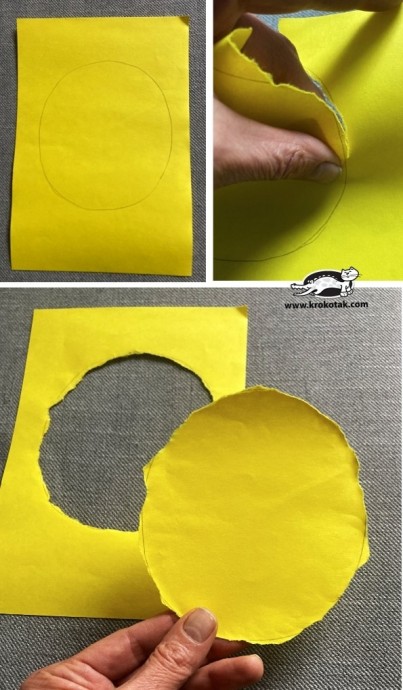 Цыпленок в интересной технике Цыпленок в интересной технике