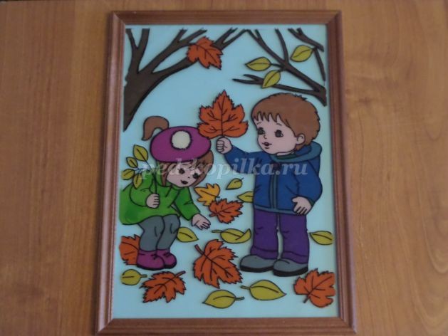 Пластилинография "Девочки в парке" Пластилинография "Девочки в парке"